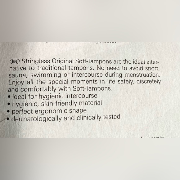 Soft Tampon, For Swim, Sport, Spa & Love - Picture 8 of 8